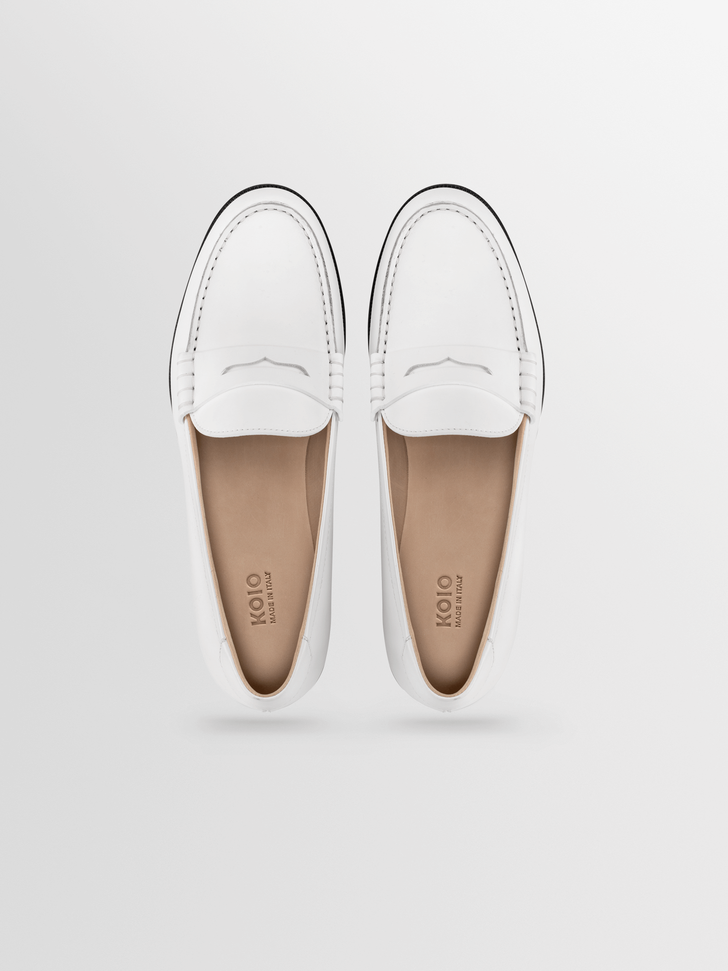 Womens white loafers online