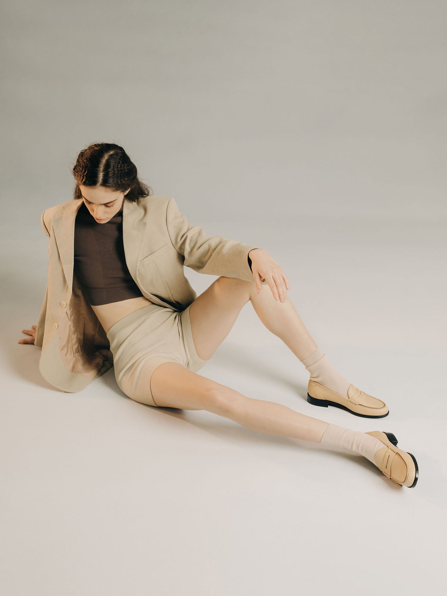 Women's Beige Leather Classic Loafer | Brera in Biscotto | Koio Women's Beige Leather Classic Loafer | Brera in Biscotto | Koio