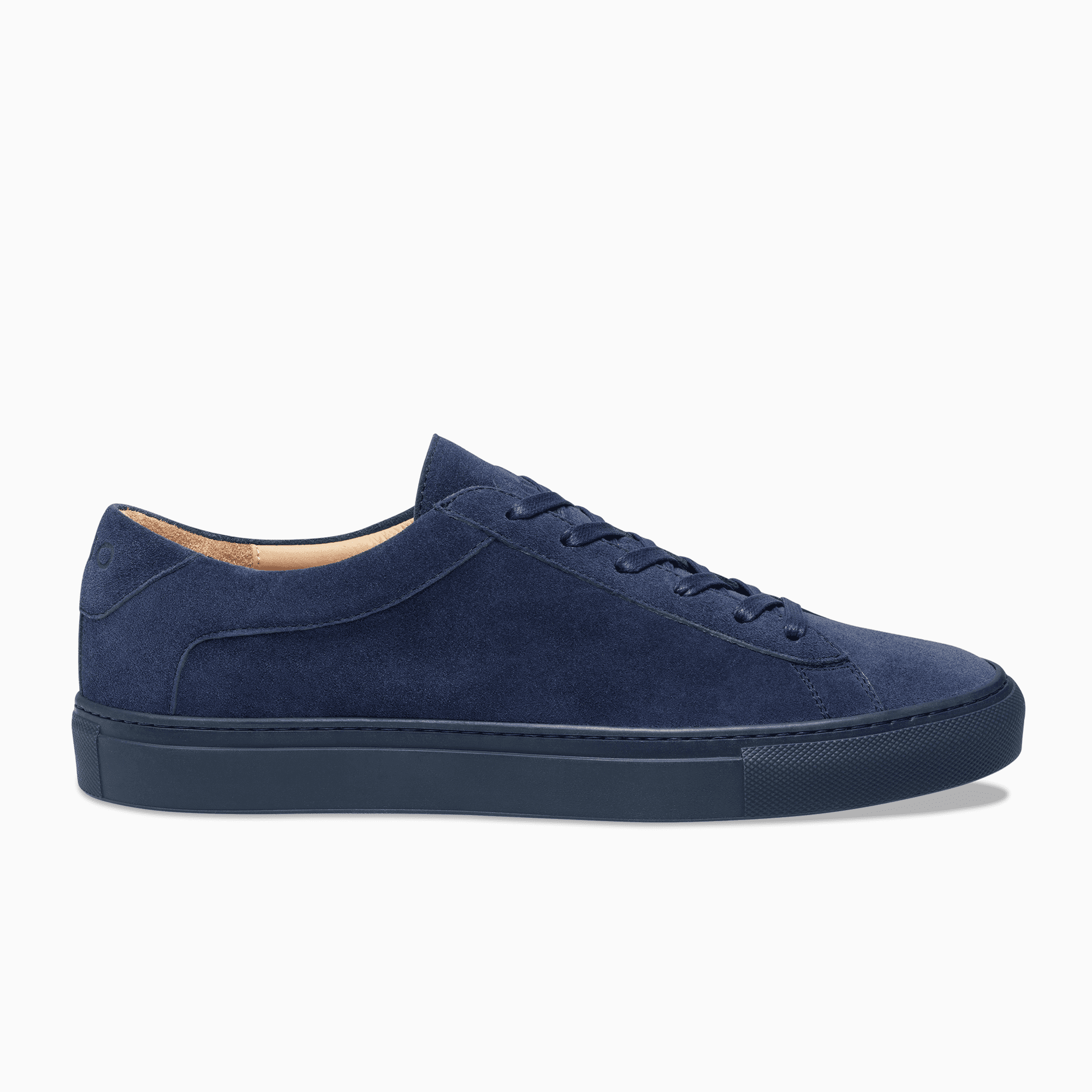 Dark Blue Suede Low Top Sneaker Womens Koio basic