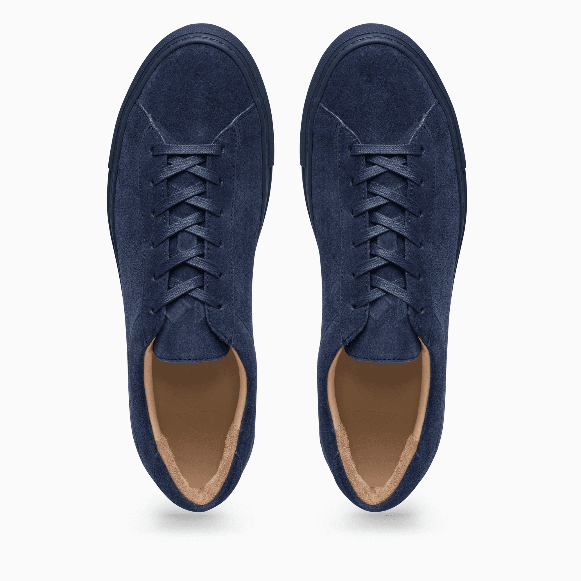 Dark Blue Suede Low Top Sneaker Womens Koio basic