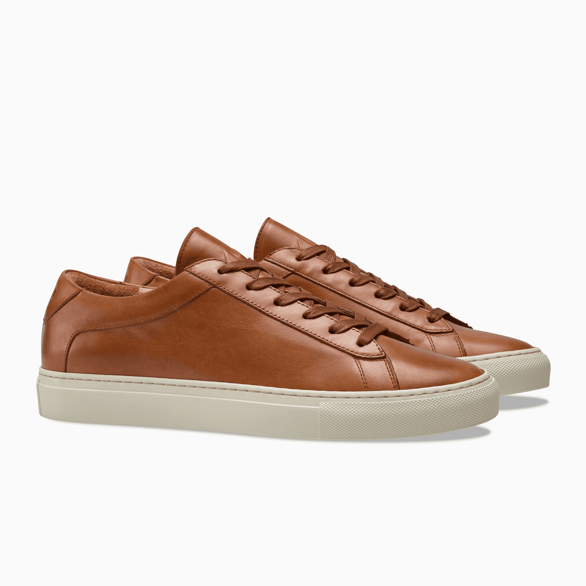 Leather Sneakers for Men in Brown | Capri Castagna | KOIO
