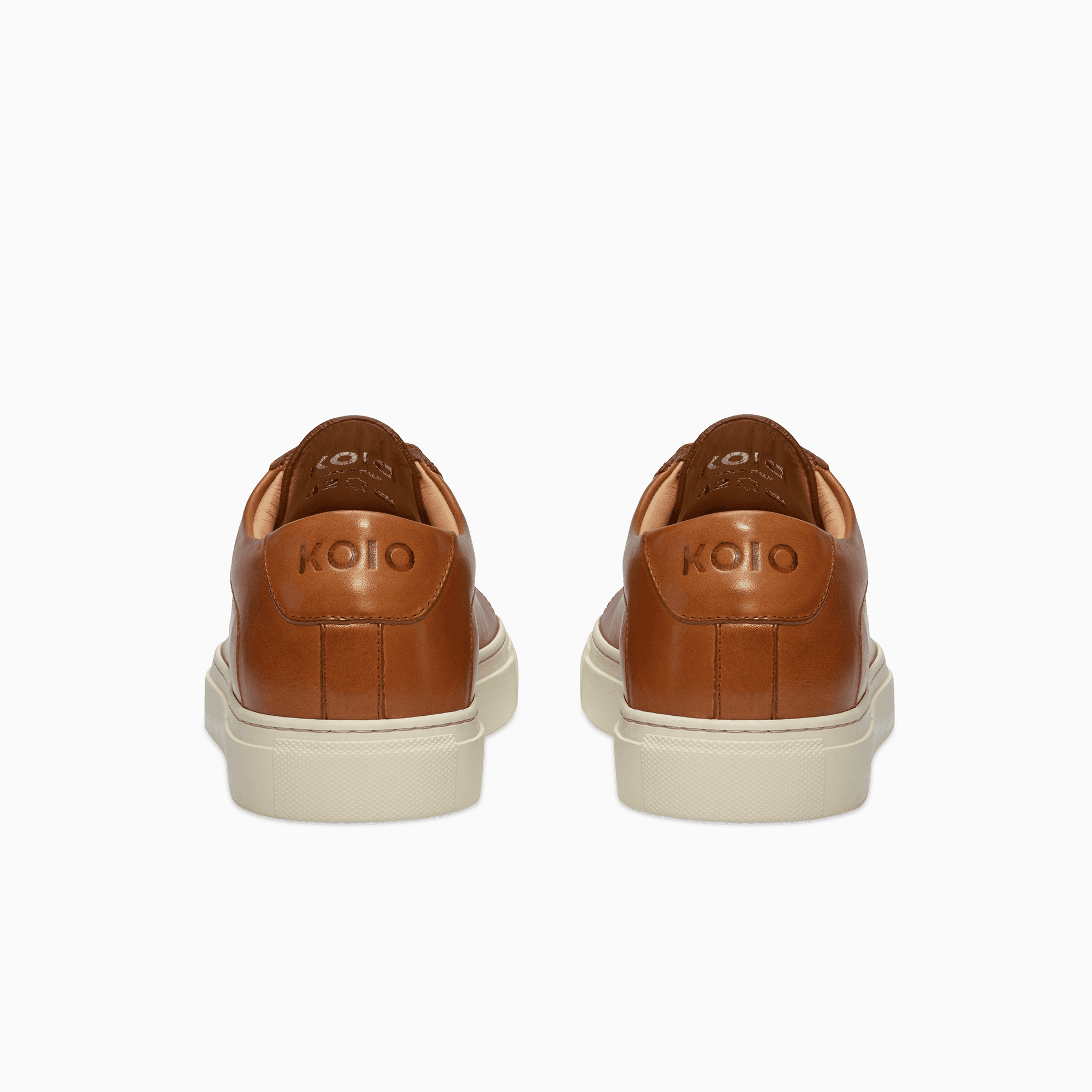 Leather Sneakers for Men in Brown | Capri Castagna | KOIO