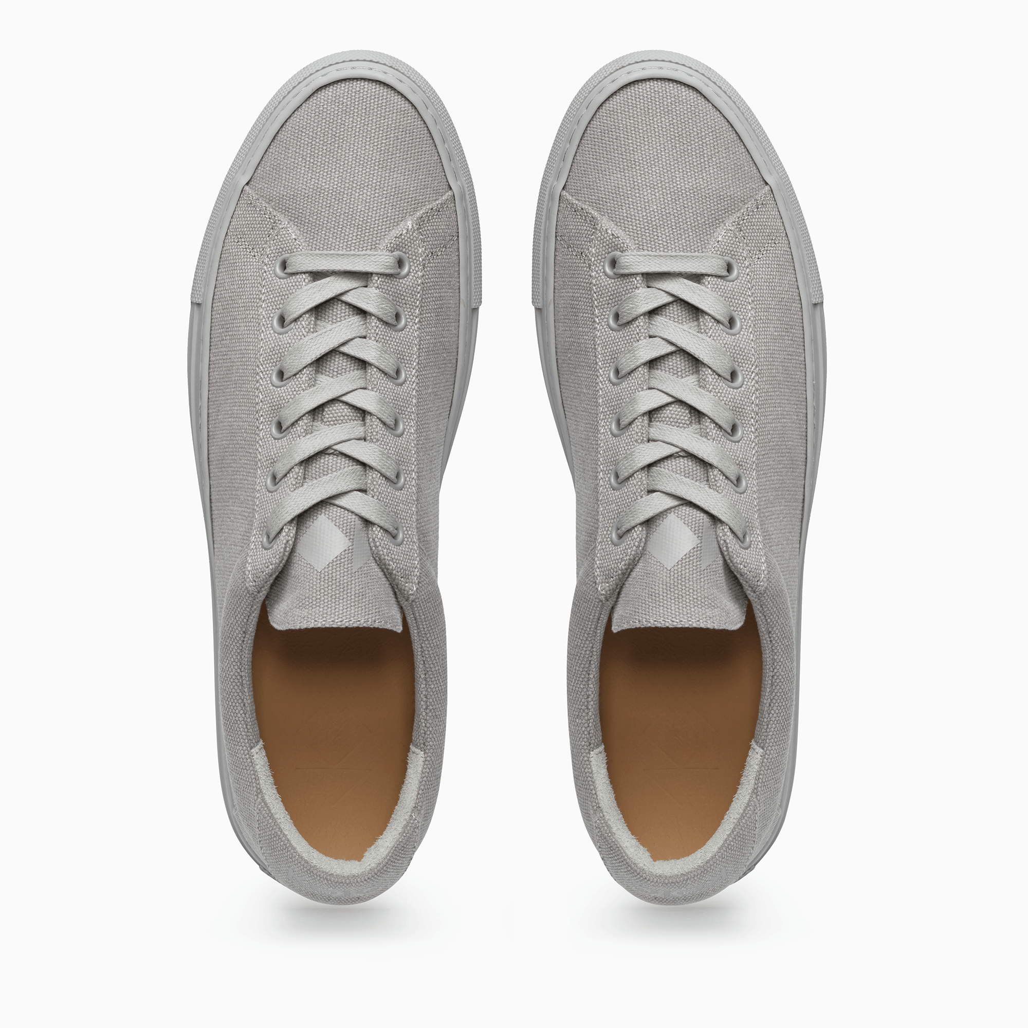  Grey Low Top Canvas Sneaker white sole  Womens Koio