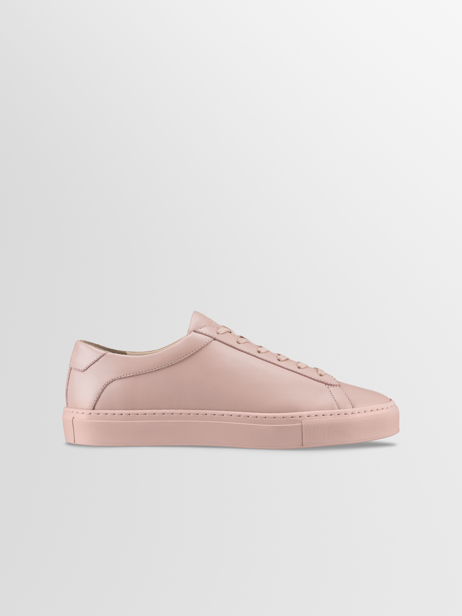 Pink leather sneakers hotsell