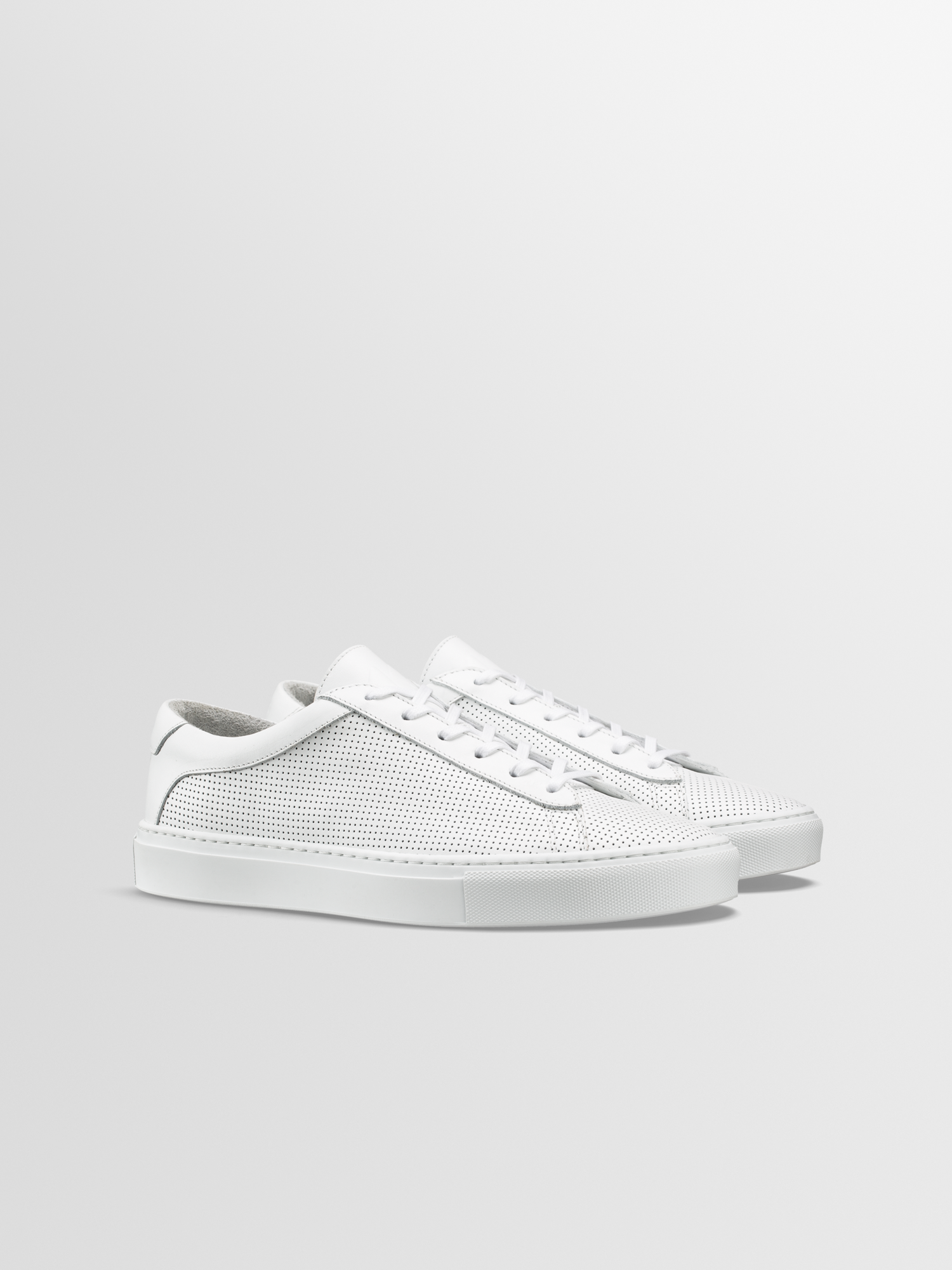 Capri in Triple White Perforated