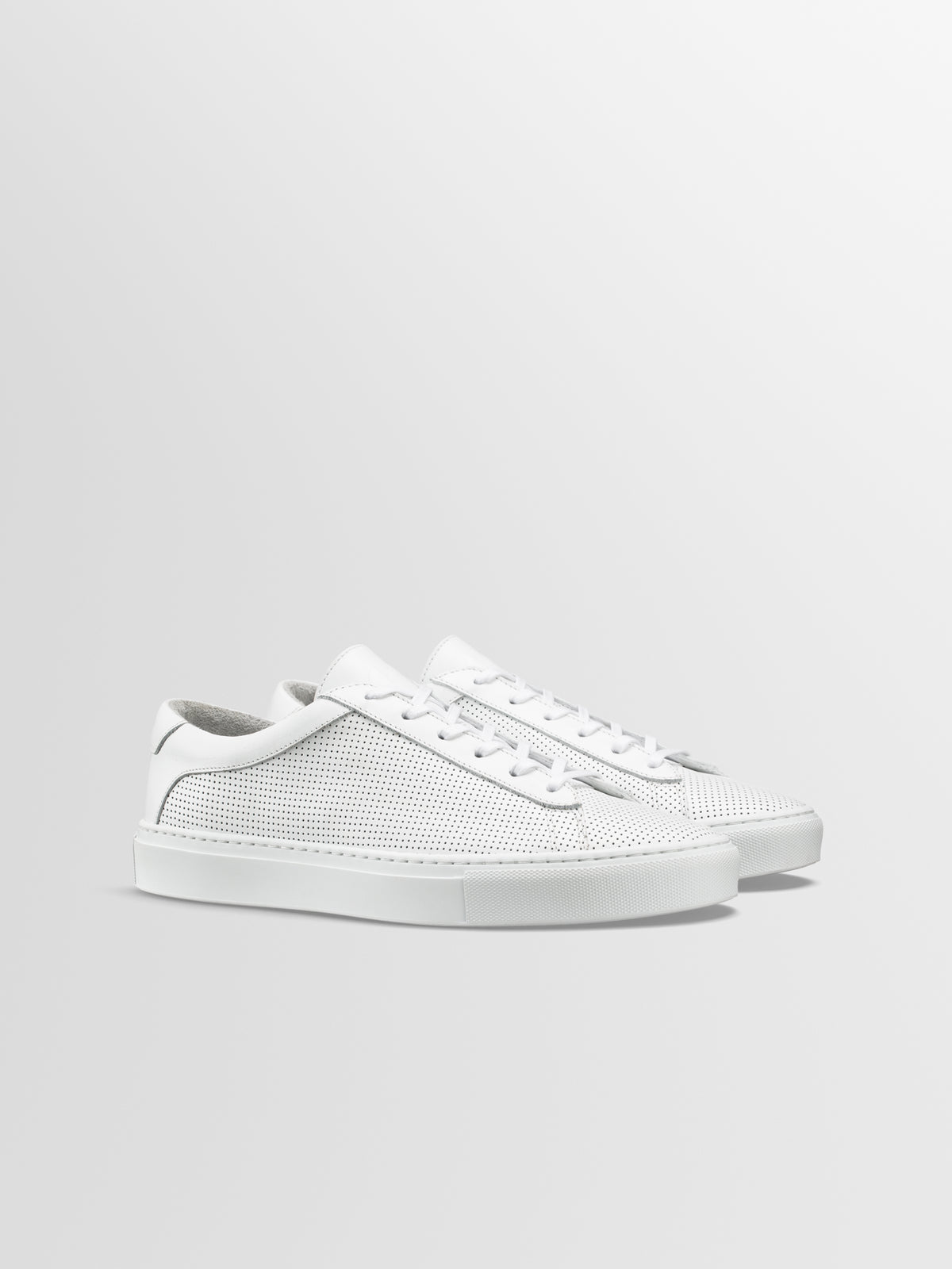 Capri in Triple White Perforated