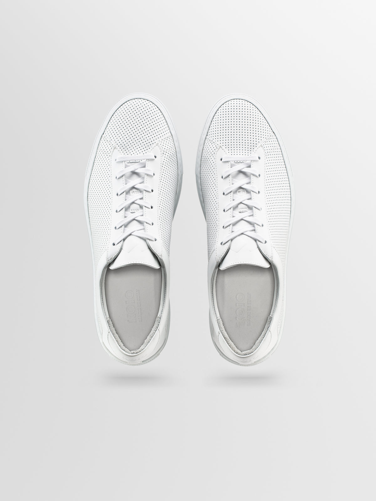 Capri in Triple White Perforated