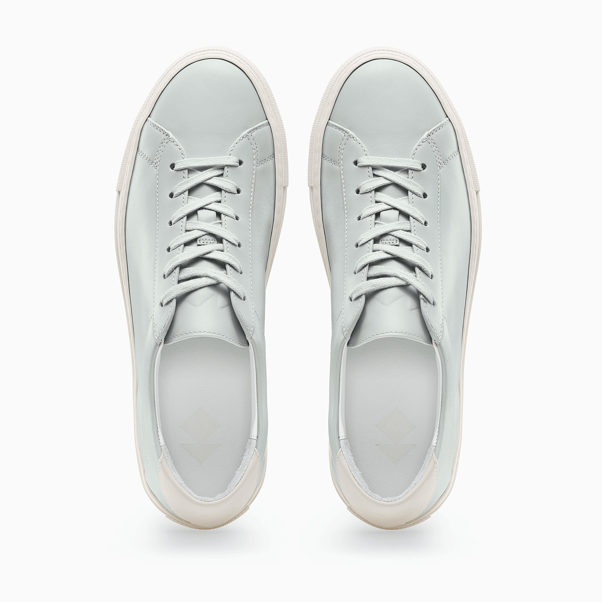 Women's Low Top Leather Sneaker in Light Blue | Capri Sky Blue | KOIO