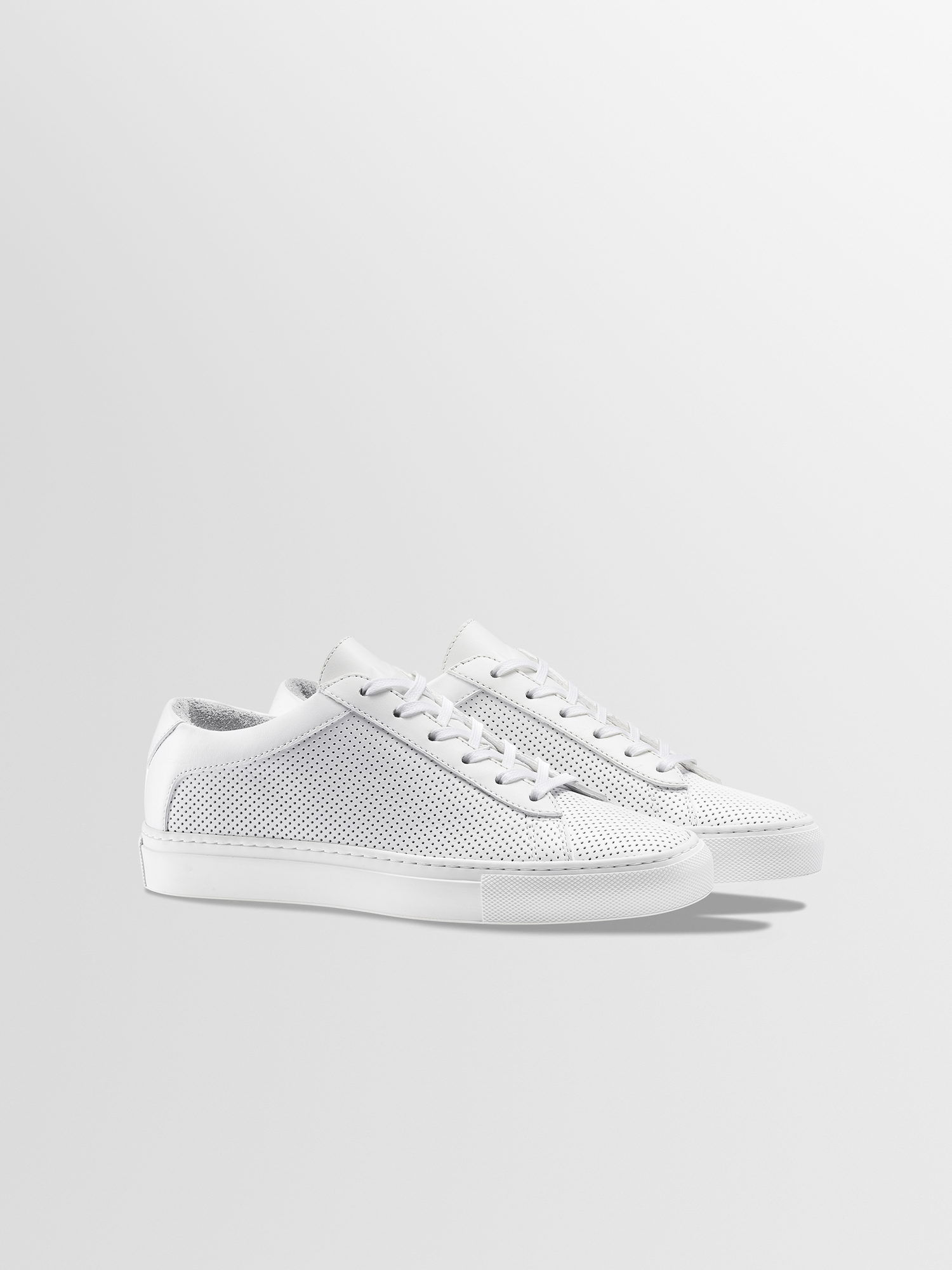 Capri in Triple White Perforated