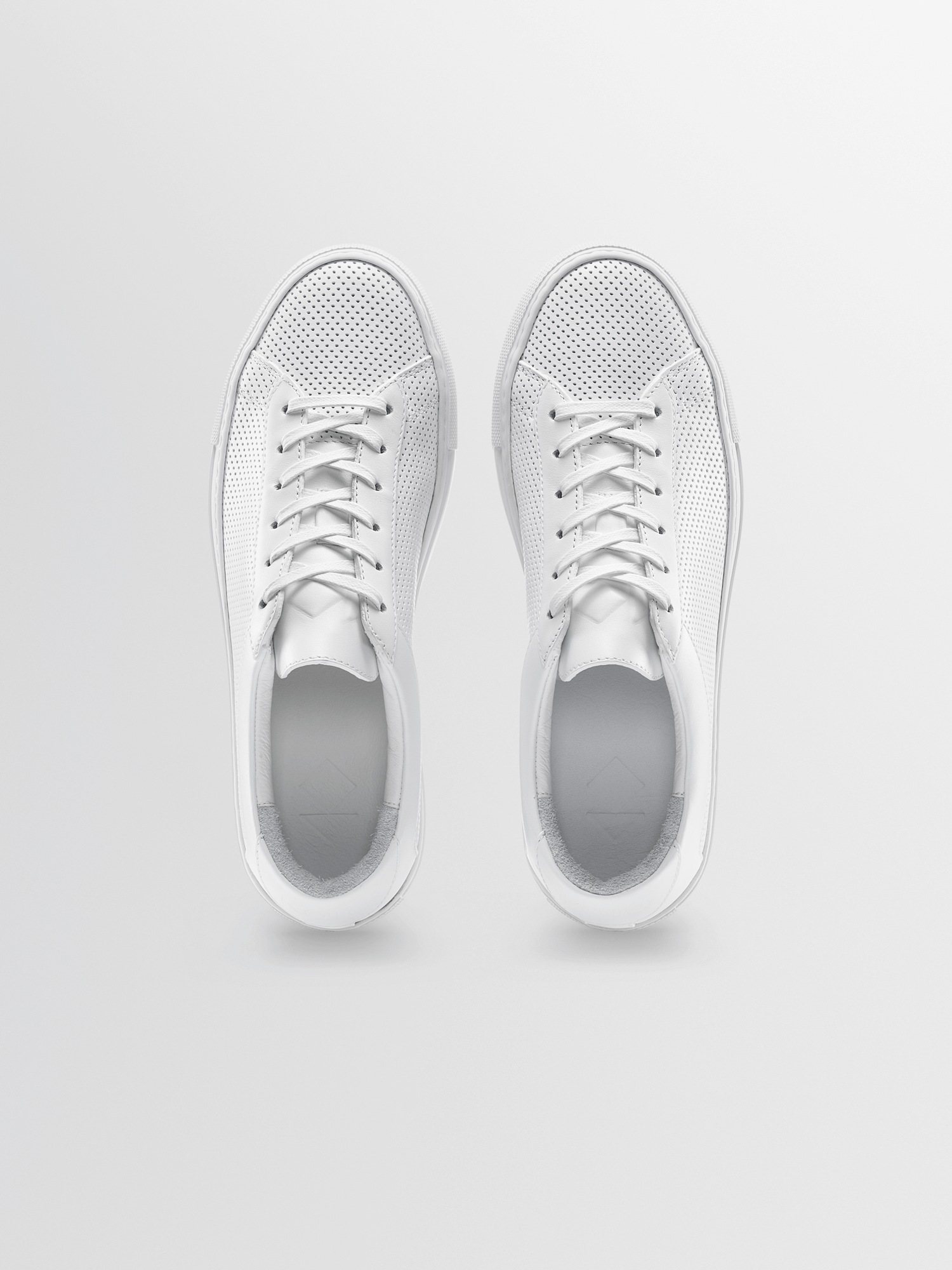 Capri in Triple White Perforated