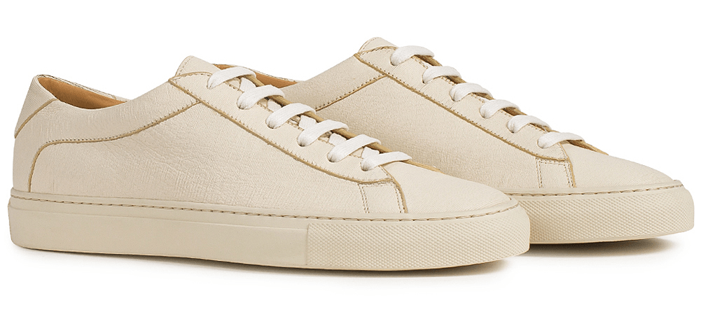 Our original low-top sneaker in exquisite calfskin leather. Handmade in Italy.