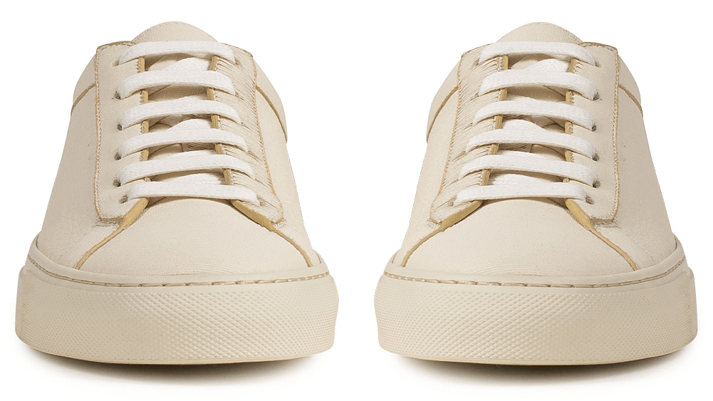 Our original low-top sneaker in exquisite calfskin leather. Handmade in Italy.