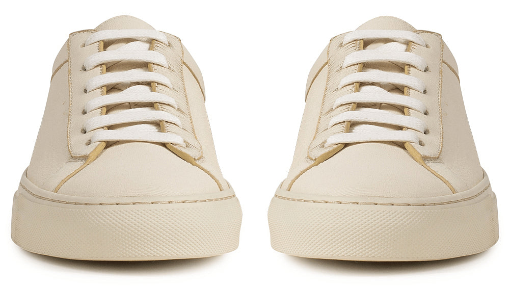 Our original low-top sneaker in exquisite calfskin leather. Handmade in Italy.