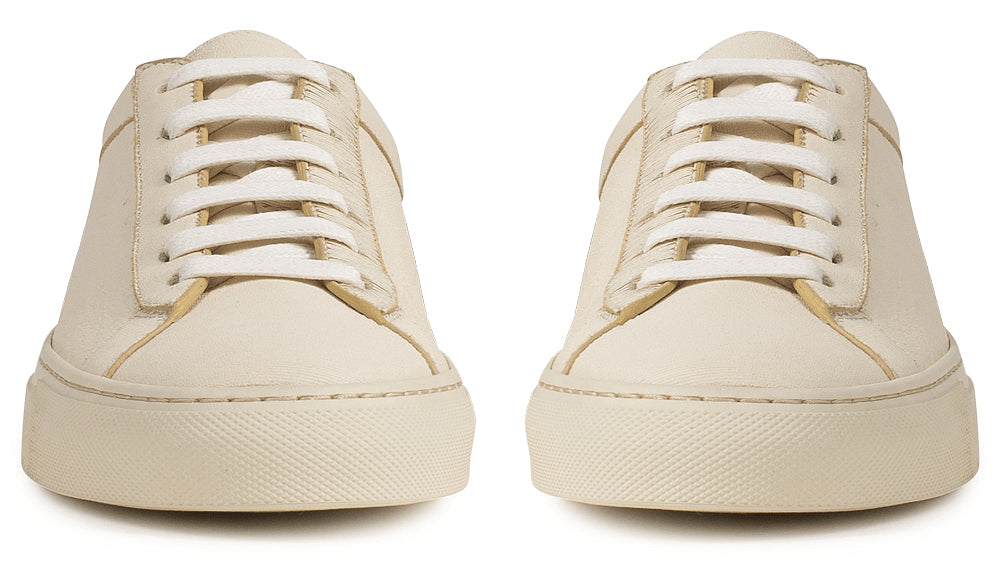 Our original low-top sneaker in exquisite calfskin leather. Handmade in Italy.