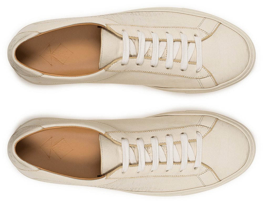 Our original low-top sneaker in exquisite calfskin leather. Handmade in Italy.