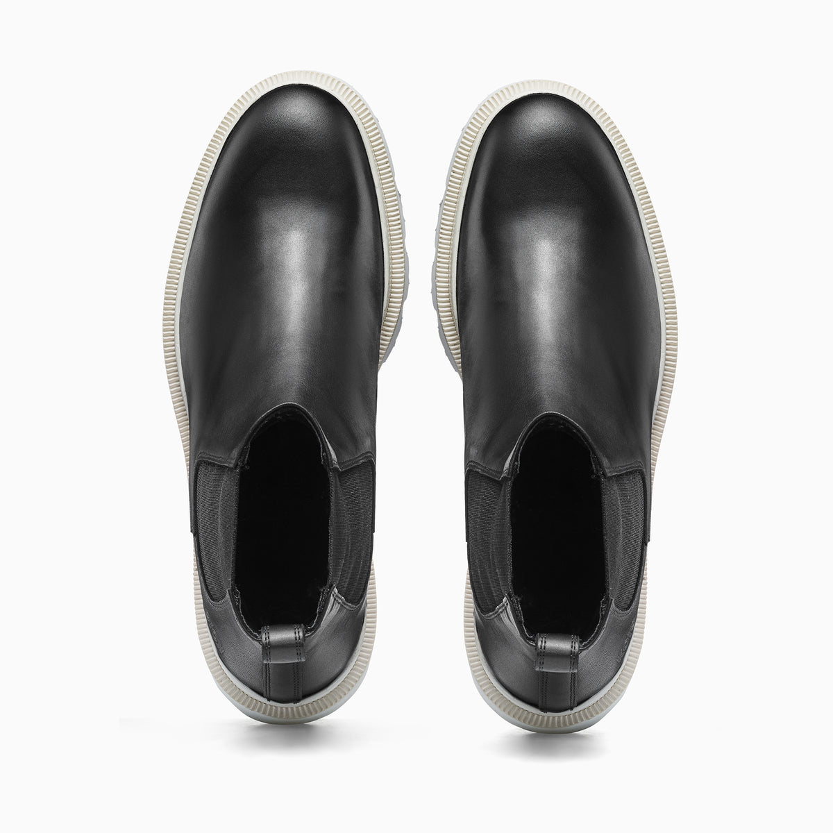 Women's Leather Chelsea Boot in Black | Chelsea Onyx | KOIO