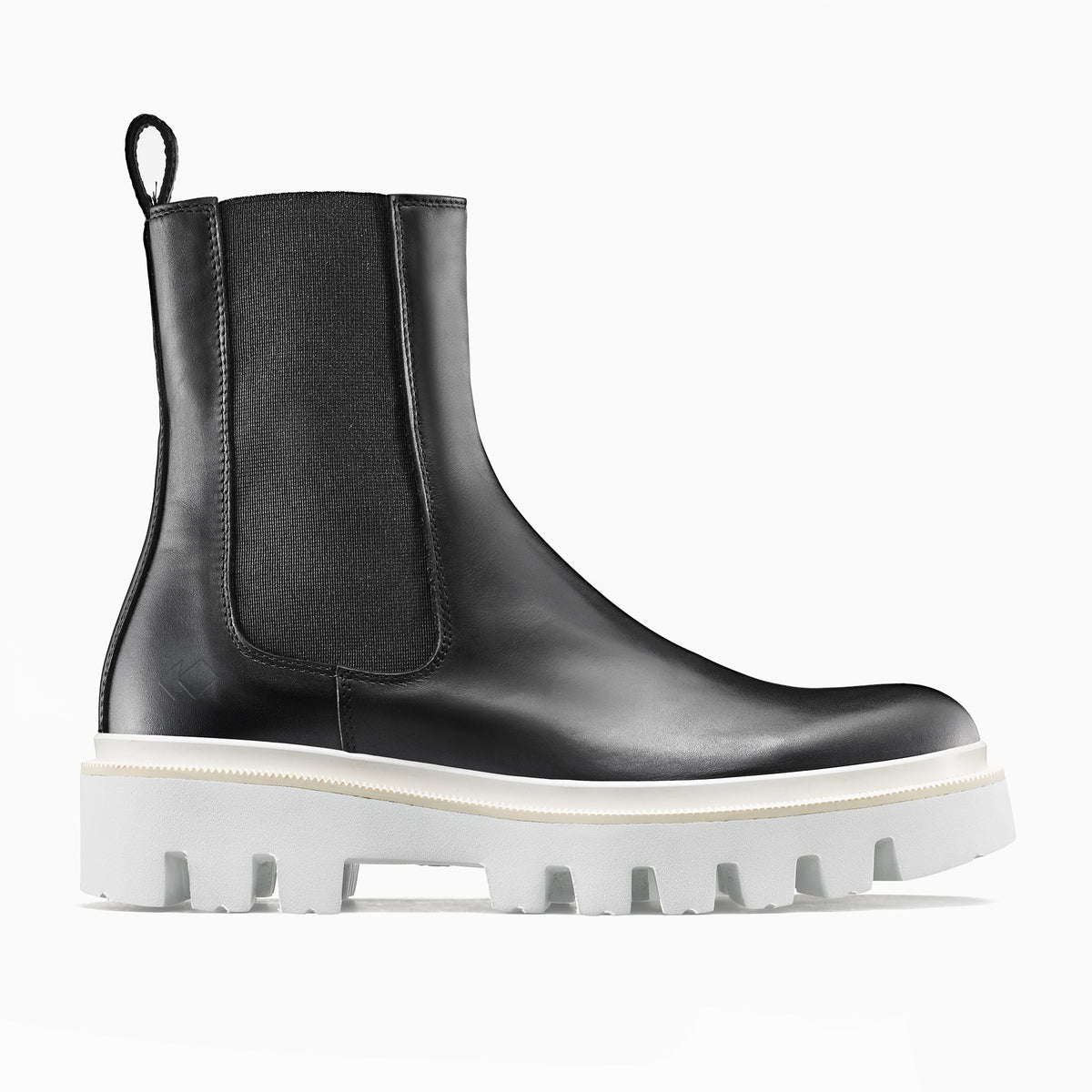 Women's Leather Chelsea Boot in Black | Chelsea Onyx | KOIO