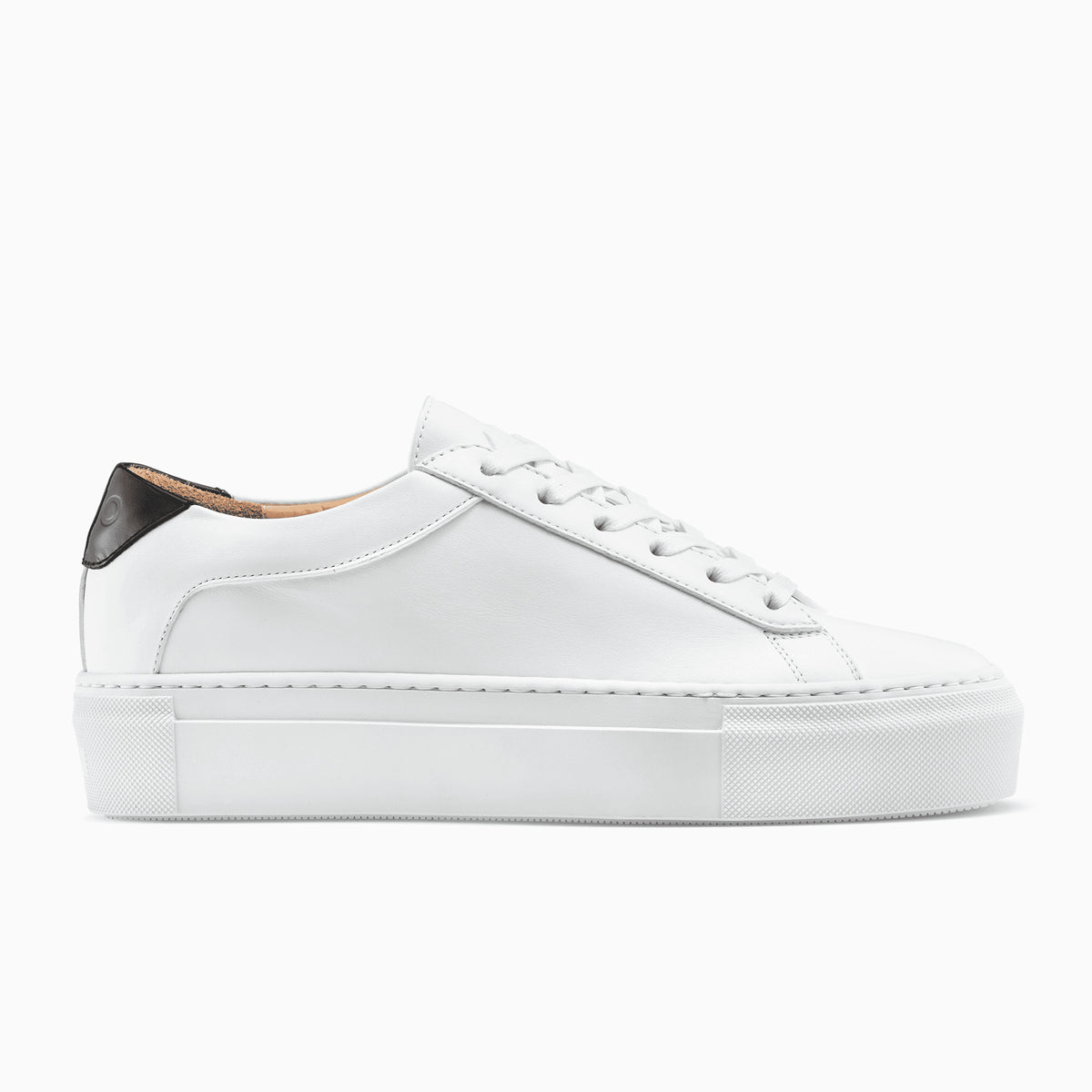 Women's Low Top White Platform Sneaker | Platform Bianco | KOIO