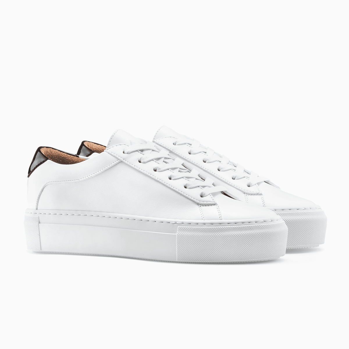 Women's Low Top White Platform Sneaker | Platform Bianco | KOIO