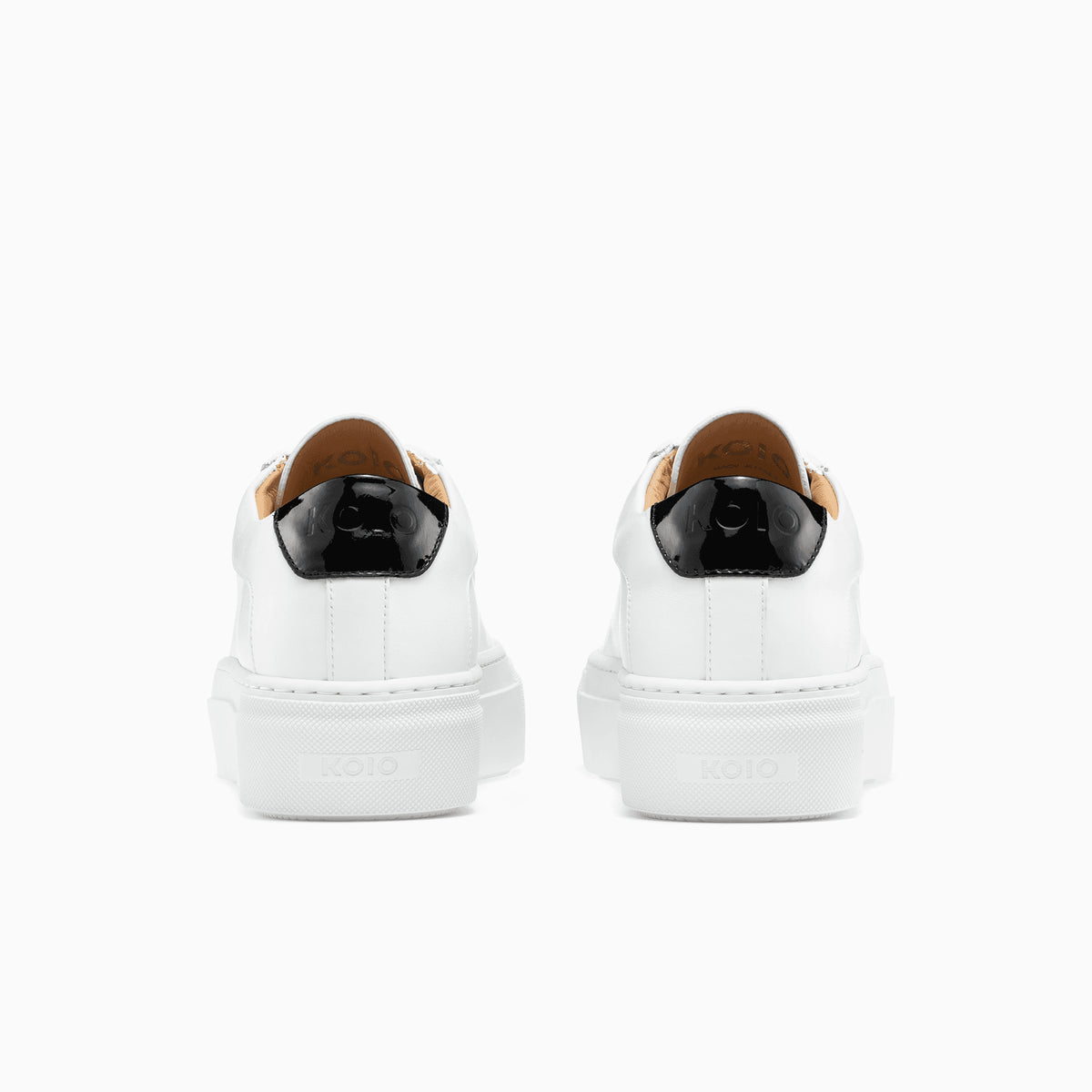 Women's Low Top White Platform Sneaker | Platform Bianco | KOIO